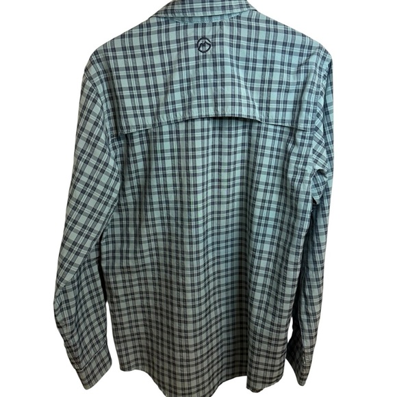 Magellan | Green and Blue Plaid Magwick Loose Fit Shirt | Sz S - Picture 2 of 9